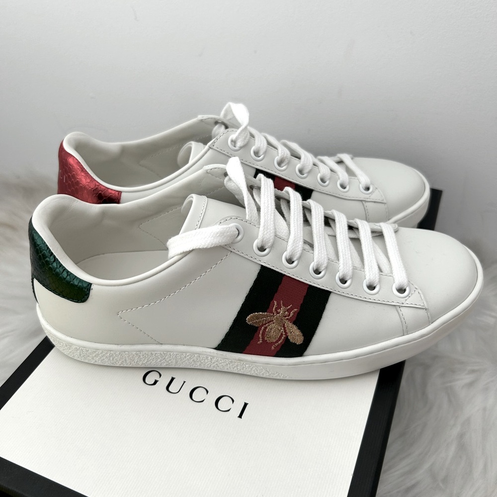 Gucci Ace Sneaker with Bee